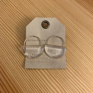 Anthropologie cleat crystal earring